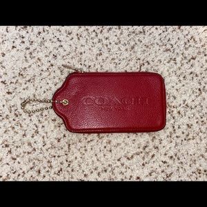 Coach luggage tag